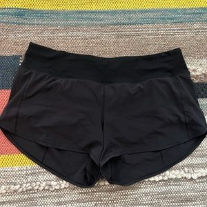Lululemon Black Speed up Shorts